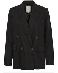 Part Two - Jassen ,Zwart ,Polyester Sonjas Pw Bz Sport Jas - Lyst