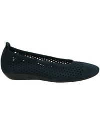 Arche - Schoenen ,Blauw ,Leer Blauwe Ballerina Schoenen Met Latex Zool - Lyst