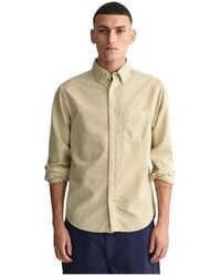 GANT - Overhemden ,Katoen Cotton Oxford Shirt - Lyst