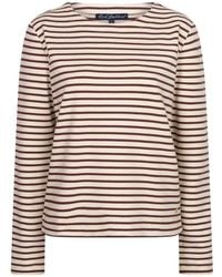 Red Button - Terry Stripe Top - Lyst