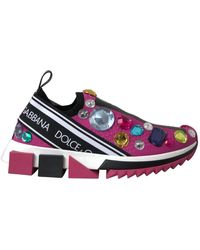 Dolce & Gabbana - Sneaker Sorrento Mit Stickerei - Lyst