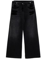 The Attico - Wide Jeans - Lyst