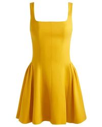 Alice + Olivia - Vera Fit And Flare Mini Dress - Lyst