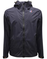 K-Way - Jassen ,Blauw ,Polyester Charmel Travel Jacket - Lyst