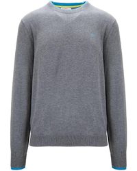 Sun 68 - Woll-Baumwoll-Langarmpullover - Lyst