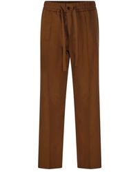 Valentino - Straight Trousers - Lyst