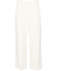 Erika Cavallini Semi Couture - Cropped Trousers - Lyst