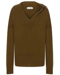 Alberta Ferretti - V-Neck Knitwear - Lyst