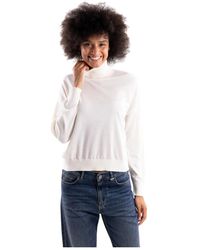 Marella - Truien & Vesten ,Wit ,Mlsgioia Turtleneck - Lyst