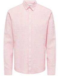 Only & Sons - Formal Shirts - Lyst