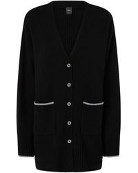 Pinko - Truien & Vesten ,Zwart ,Wol Tasmania Cardigan - Lyst