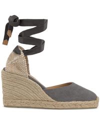 Castañer - Alpargata Mit 9 Cm Keilabsatz - Lyst