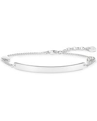 Thomas Sabo - Bracciale love bridge in diamanti - Lyst