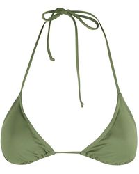 MC2 Saint Barth - Militair Groene Triangel Bikini Top - Lyst