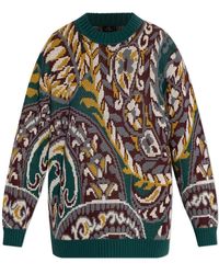 Etro - Round-Neck Knitwear - Lyst