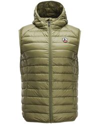 J.O.T.T - Jassen ,Groen ,Winddicht Lichtgewicht Vest Met Capuchon - Lyst