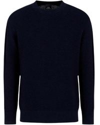 Armani Exchange - Sweatshirts,klassischer crewneck pullover - Lyst