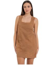 Kocca - Mouwloze Geborduurde Jurk - Lyst