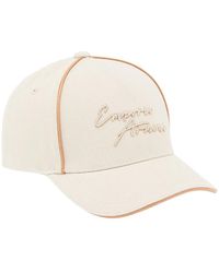 Emporio Armani - Canvas Baseball Cap - Lyst