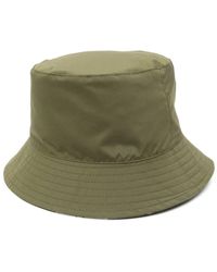 Barbour - Groene Omkeerbare Ruitpatroon Hoed - Lyst