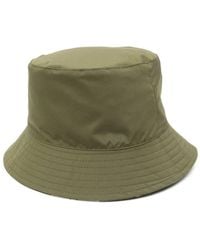 Barbour - Groene Omkeerbare Ruitpatroon Hoed - Lyst