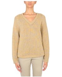 Aspesi - V-Neck Knitwear - Lyst