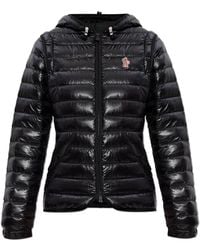 Moncler - Jassen ,Zwart ,Leer Day-Namic Jacket - Lyst