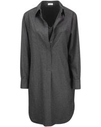 Brunello Cucinelli - Kleid aus Wolle - Lyst