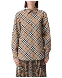 Burberry - Geruite Overhemd - Lyst