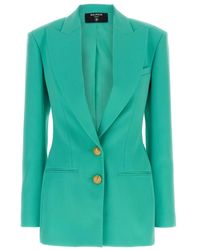 Balmain - Double-Breasted Wollen Blazer - Lyst