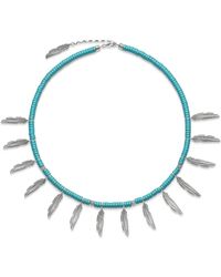 Thomas Sabo - Collana ethno piuma in argento sterling 925 - Lyst