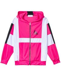 Gaelle Paris - Jassen ,Roze ,Polyester Fuchsia Hooded Ritsjas Street Style - Lyst
