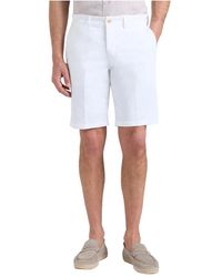 Harmont & Blaine - Korte Broeken ,Wit ,Katoen Bermuda Shorts - Lyst