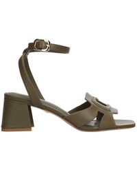 Lola Cruz - Cuirine Heel Sandal - Lyst