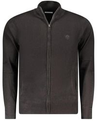 North Sails - Truien & Vesten ,Zwart ,Nylon Zwarte Nylon Vest Met Borduurwerk - Lyst
