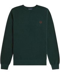 Fred Perry - Round-Neck Knitwear - Lyst