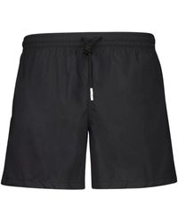 Fedeli - Badmode ,Zwart ,Polyester Zwarte Madeira Zwemshorts - Lyst