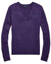 Polo Ralph Lauren - Knitwear > V-neck Knitwear - Lyst