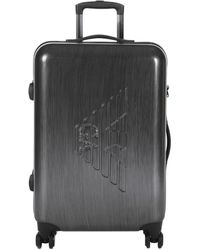 Emporio Armani - Koffer mit geprägtem logo - Lyst