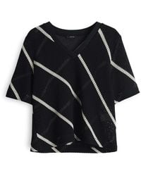 Opus - Sweatshirt Klassieke Pasvorm - Lyst