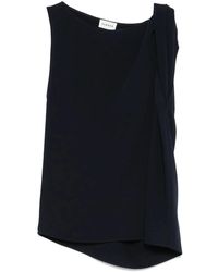 P.A.R.O.S.H. - Tops ,Blauw ,Blauwe Tops Voor Een Stijlvolle Uitstraling - Lyst