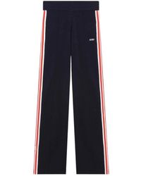 Autry - Fitness ,Blauw ,Gebreide Tennis Viscose Joggingbroek - Lyst