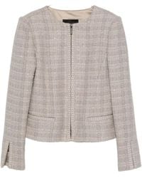 Emporio Armani - Wool Blend Blazer Jacket - Lyst