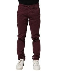 CYCLE - Bordeaux Skinny Fit Denim Jeans - Lyst