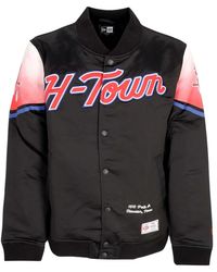 KTZ - Jassen ,Zwart ,Leer Nba Ce Snap Satin Jacket Houroc - Lyst