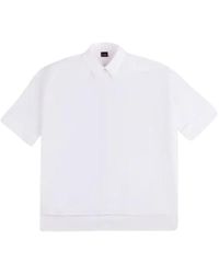Fay - Overhemden ,Wit ,Camicia M 3/4 - Lyst