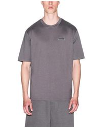 ARMANI EXCHANGE - Kurzärmeliges Baumwoll-T-Shirt Mit Rundhalsausschnitt - Lyst