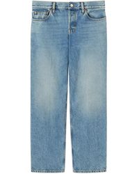 Gucci - Jeans ,Blauw ,Denim Blauwe Denim Ballerina Broek - Lyst