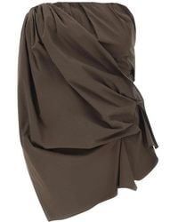THE GARMENT - Tops ,Bruin ,Katoen Bazaar Bustier Top - Lyst