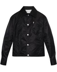 Ami Paris - De Coeur Jacke Mit Stud-Knöpfen - Lyst